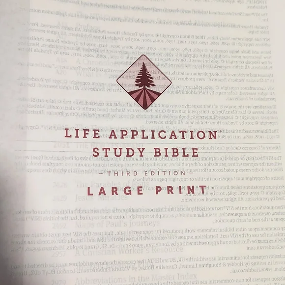 NIV Study Bible - Picture 2 of 2